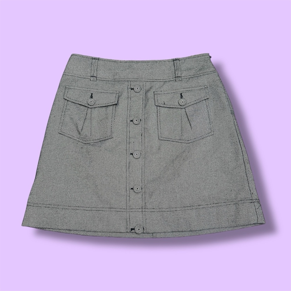 Chic A-Line Women's Skirt in Gray